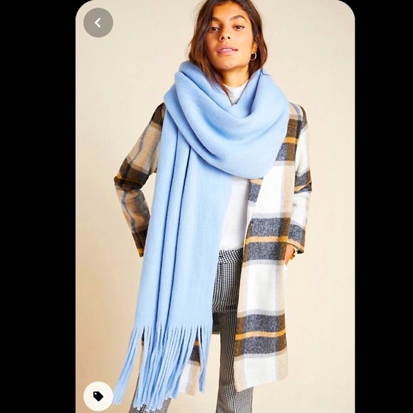 Anthropologie Accessories - Anthropologie Fringed Wrap Scarf